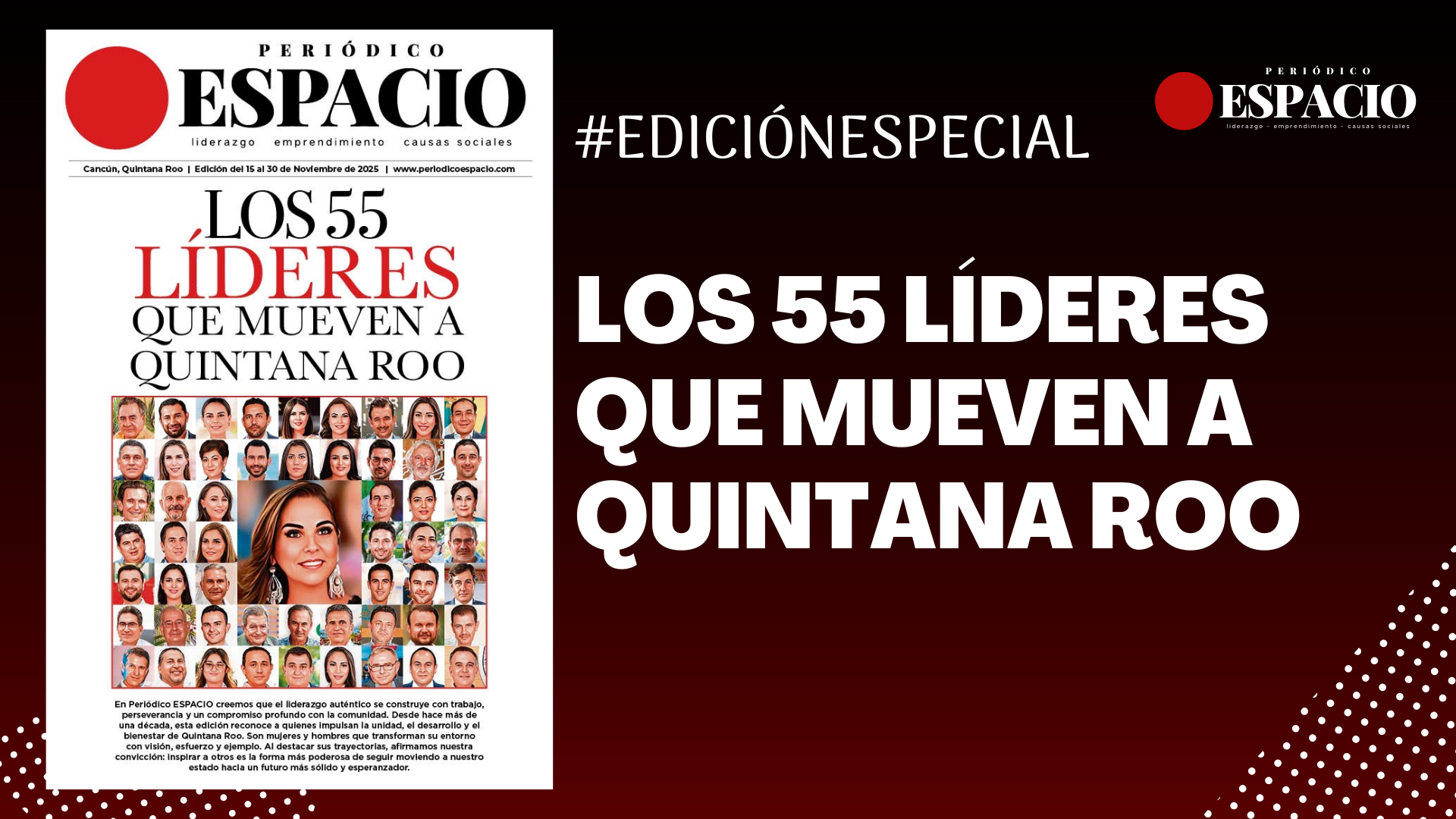 LOS 55 Líderes QUE MUEVEN A QUINTANA ROO